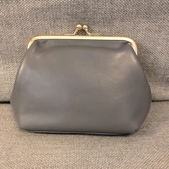 Dooney & Bourke Gray Clutch change purse wallet - Picture 2 of 16